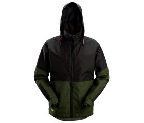 1304 Chaqueta impermeable AllroundWork color verde khaki/ negro