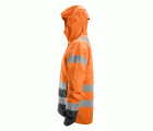 1330 Chaqueta impermeable de alta visibilidad clase 3 AllroundWork naranja/ gris acero