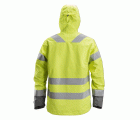 1330 Chaqueta impermeable de alta visibilidad clase 3 AllroundWork amarilla/ gris acero