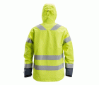 1330 Chaqueta impermeable de alta visibilidad clase 3 AllroundWork amarillo/ azul marino