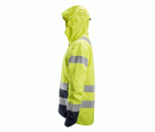 1330 Chaqueta impermeable de alta visibilidad clase 3 AllroundWork amarillo/ azul marino