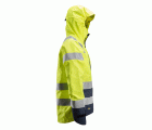 1330 Chaqueta impermeable de alta visibilidad clase 3 AllroundWork amarillo/ azul marino