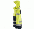 1360 Chaqueta exterior impermeable de alta visibilidad clase 2 ProtecWork amarillo/ azul marino