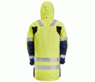 1830 Parka impermeable de alta visibilidad clase 3 AllroundWork amarillo/ azul marino