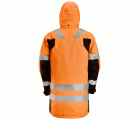 1830 Parka impermeable de alta visibilidad clase 3 AllroundWork naranja/ gris acero