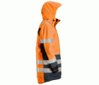 1830 Parka impermeable de alta visibilidad clase 3 AllroundWork naranja/ gris acero