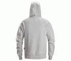 2845 Sudaderas con capucha y logo color gris jaspeado