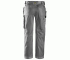 3212 Pantalones largos de trabajo DuraTwill bolsillos flotantes Gris