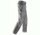 3212 Pantalones largos de trabajo DuraTwill bolsillos flotantes Gris