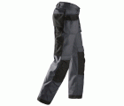 3213 Pantalones largos de trabajo Rip-Stop gris acero con bolsillos flotantes