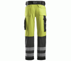 3333 Pantalón Alta Visibilidad Clase 2 Amarillo / Gris antracita