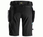 6108 Pantalones cortos de trabajo LiteWork con bolsillos flotantes desmontables negro