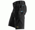 6108 Pantalones cortos de trabajo LiteWork con bolsillos flotantes desmontables negro