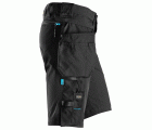 6108 Pantalones cortos de trabajo LiteWork con bolsillos flotantes desmontables negro