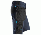 6108 Pantalones cortos de trabajo LiteWork con bolsillos flotantes desmontables azul marino/ negro