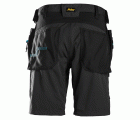 6110 Pantalones cortos de trabajo LiteWork 37.5® con bolsillos flotantes negro