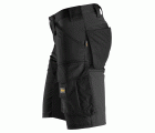 6143 Pantalones cortos de trabajo elásticos Slim Fit AllroundWork negro