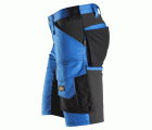 6143 Pantalones cortos de trabajo elásticos Slim Fit AllroundWork azul verdadero/ negro