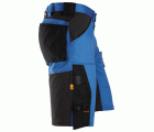 6153 Pantalones cortos de trabajo elásticos de ajuste holgado AllroundWork azul/ negro