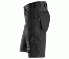 6173 Pantalones cortos de trabajo elásticos AllroundWork negros