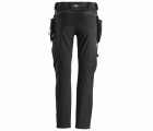 6208 Pantalones largos de trabajo bolsillos flotantes desmontables LiteWork negro