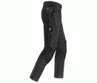 6208 Pantalones largos de trabajo bolsillos flotantes desmontables LiteWork negro