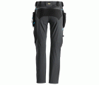 6208 Pantalones largos de trabajo bolsillos flotantes desmontables LiteWork Gris Acero/Negro