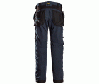 6210 Pantalones largos de trabajo con bolsillos flotantes LiteWork 37.5® azul marino-negro