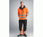 6233 Pantalones largos de trabajo de alta visibilidad clase 1 con bolsillos flotantes AllroundWork negro-naranja