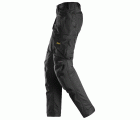 6247 Pantalones largos elásticos de trabajo para mujer con bolsillos flotantes AllroundWork negro