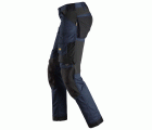 6341 Pantalones largos de trabajo elásticos AllroundWork Slim Fit color azul marino/ negro