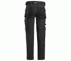 6371 Pantalones largos de trabajo elásticos AllroundWork color negro