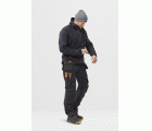 6515 Pantalones largos de trabajo cortaviento GORE® Windstopper® AllroundWork negro