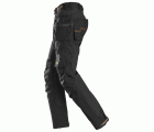 6515 Pantalones largos de trabajo cortaviento GORE® Windstopper® AllroundWork negro