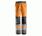 6530 Pantalones largos de trabajo impermeables Waterproof Shell de alta visibilidad clase 2 AllroundWork naranja/ gris acero