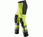 6530 Pantalones largos de trabajo impermeables Waterproof Shell de alta visibilidad clase 2 AllroundWork amarillo/ gris acero