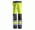 6530 Pantalones largos de trabajo impermeables Waterproof Shell de alta visibilidad clase 2 AllroundWork amarillo/ azul marino