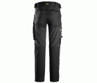 6593 Pantalones lasrgos de trabajo elásticos Rodilleras Capsulized™ AllroundWork color negro