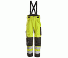 6630 Pantalones largos de trabajo impermeables de alta visibilidad clase 2 acolchados con doble capa 37.5® amarillo / negro