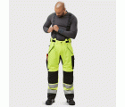 6630 Pantalones largos de trabajo impermeables de alta visibilidad clase 2 acolchados con doble capa 37.5® amarillo / negro