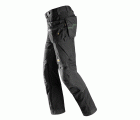 6902 Pantalones largos de trabajo FlexiWork bolsillos flotantes negro