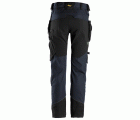 6972 Pantalones largos de trabajo desmontables con bolsillos flotantes FlexiWork azul marino/ negro