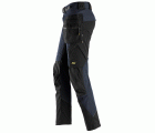 6972 Pantalones largos de trabajo desmontables con bolsillos flotantes FlexiWork azul marino/ negro