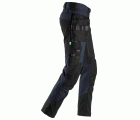 6972 Pantalones largos de trabajo desmontables con bolsillos flotantes FlexiWork azul marino/ negro