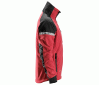 8005 Chaqueta cortavientos con forro polar AllroundWork rojo intenso/ negro