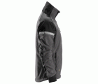 8005 Chaqueta cortavientos con forro polar AllroundWork gris acero/ negro