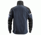 8005 Chaqueta cortavientos con forro polar AllroundWork azul marino/ negro