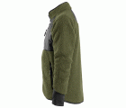 8021 Chaqueta de pelo AllroundWork verde kaki/ negra