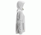 8047 Sudadera con capucha para mujer FlexiWork blanco-negro