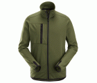 8059 Chaqueta de forro polar con cremallera completa AllroundWork verde khaki